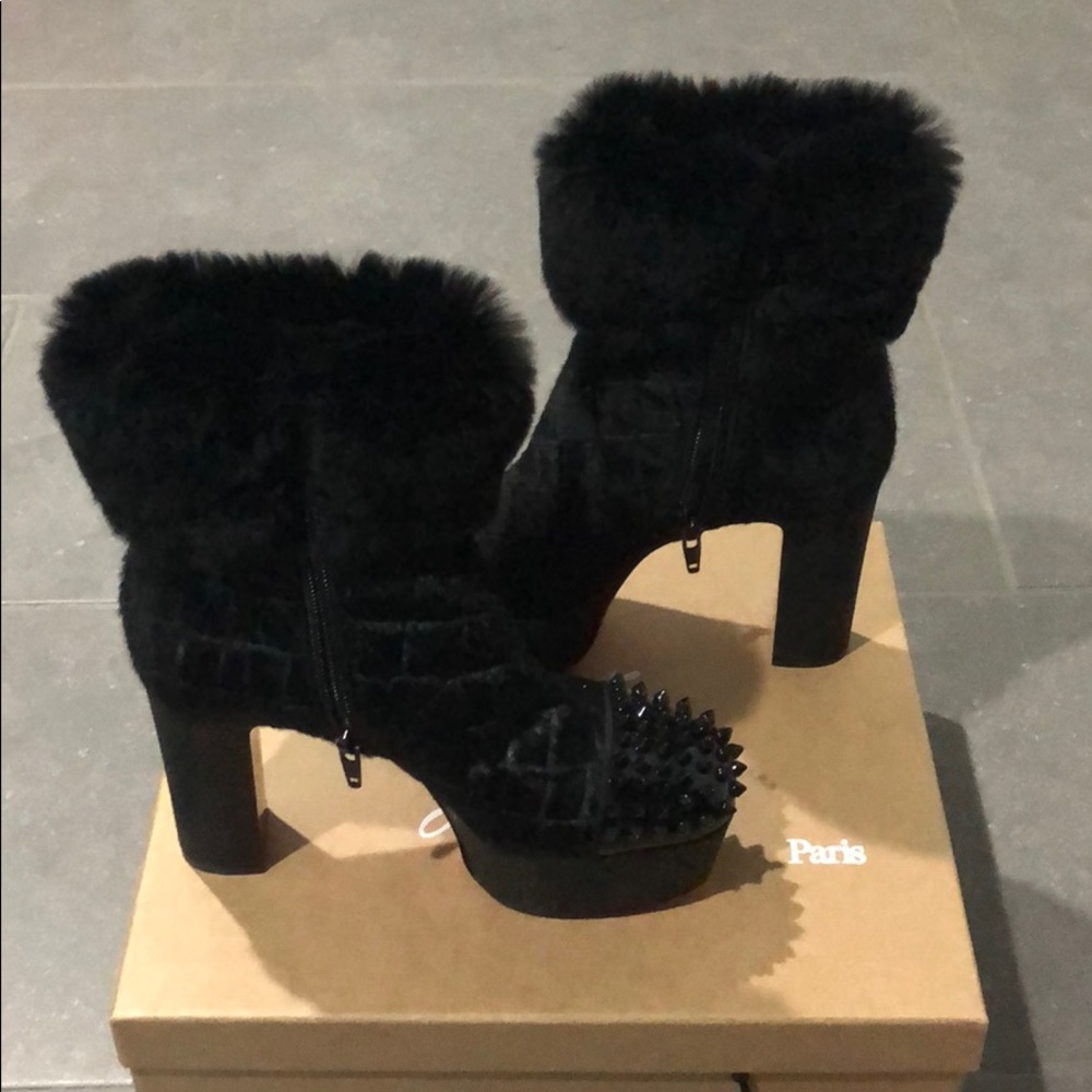 Christian Louboutin Platform Ankle Boots 36.5